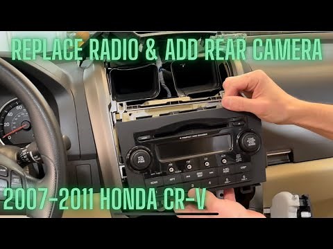 Replace the radio and add a rear camera - Honda CR-V