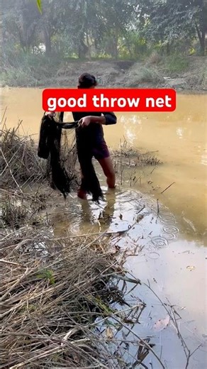 Good Throw net fishing ❤️❤️#fishing #fish_video #fish