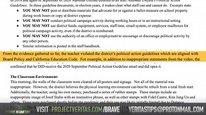 BREAKING: Pro-Antifa California Teacher Gabriel Gipe to be FIRED by Natomas Unified School District as a Result of Project Veritas Video "Natomas Unified Will be Taking the Legally Required Next Steps to Place the Teacher on Unpaid Leave and Fire the Teacher" | James O'Keefe