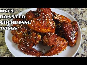 Crispy Oven Roasted Gochujang Chicken Wings Recipe 🍗🔥