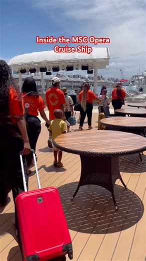 Finally we are inside the MSC Opera Cruise Ship #vacation #msc #fypシ #shorts #travel