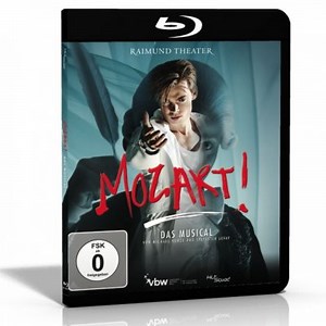 Blu-ray Disc MOZART !  - Original Wien Cast 2016 (Alle Regionen) --> Musical, Playback, Playbacks, DVD, Karaoke, CD, Shop, Noten, tickets, Musicalkarten