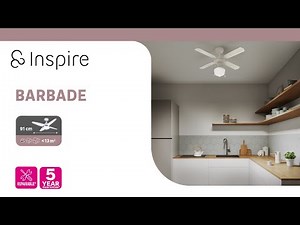 Install and Use Your BARBADE INSPIRE Ceiling Fan