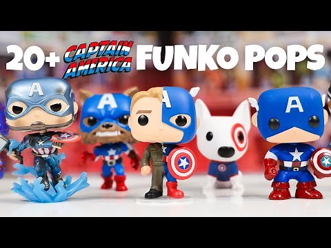 My Captain America Funko Pop Collection!