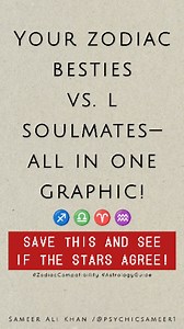 Your Zodiac Compatibility Cheat Sheet is Here! ✨ Ever wondered which signs are your ultimate besties or your destined soulmates? We’ve got you covered! 🌟 This chart breaks down the top friendship and soulmate matches for every zodiac sign—from fiery Aries to dreamy Pisces. Save this post for your next cosmic connection check! 🔮 Which pairing surprised you the most? Drop your sun sign below and tag your best friend or soulmate! 💬 💫 Swipe to see where you fit in the stars. #zodiacsigns #astrol