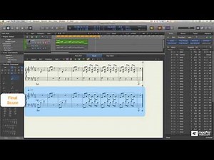 Logic Pro X 109: Core Training The Score Editor - 15. Piano 13 The Voice Separation Tool