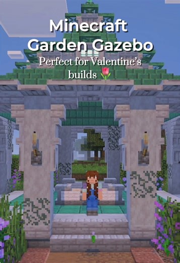 Valentine's Gazebo Ideas for Minecraft Builds