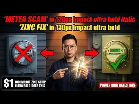 This $1 Zinc Strip on Your Electric Meter Saves $1,200 a Year — Why Did Power Grid Call It Illegal?
