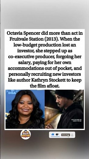 🎬✨ When Stars Save Movies: The Octavia Spencer Story 💰🎥 #aa23