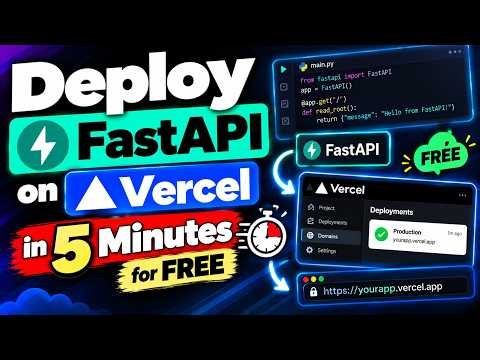 Deploy FastAPI on Vercel in 5 Minutes for FREE