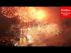 WATCH: Paris, France, Rings In The New Year With Incredible Fireworks | 2025