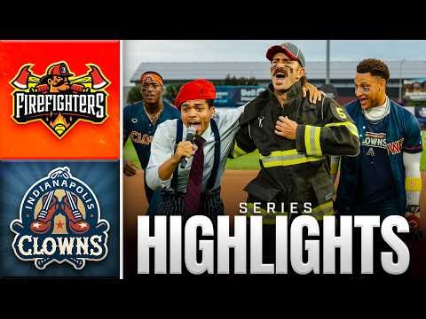 Firefighters vs. Indianapolis Clowns HIGHLIGHTS | Fargo, ND