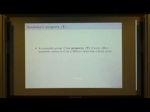 GRA | Pierre-Emmanuel Caprace | Hyperbolic generalized triangle groups, property (T) and finite