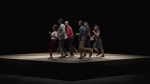 Celui qui tombe (He who falls), Yoann Bourgeois' turntable acrobatics
