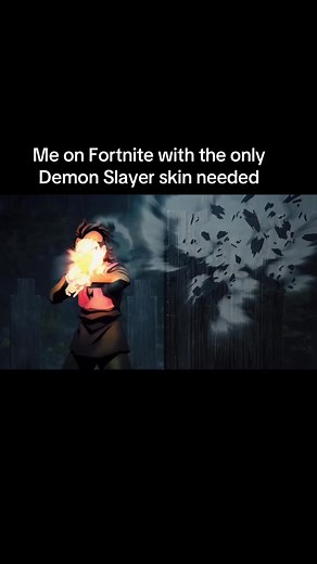 Fortnite with the Ultimate Demon Slayer Skin