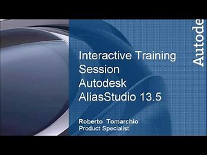 Alias Studio Tools 13.5 Modeling
