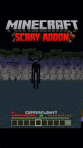 Minecraft scary addon for Bedrock edition 🤯 part 17