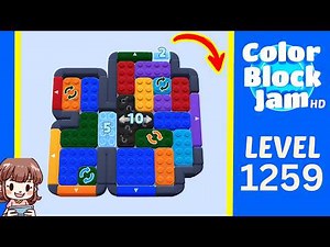 Color Block Jam Level 1259 Solution Walkthrough