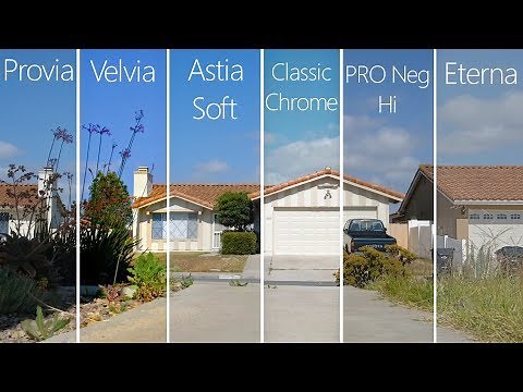 Fujifilm Film Simulation Video Comparison || Fujifilm X-T30