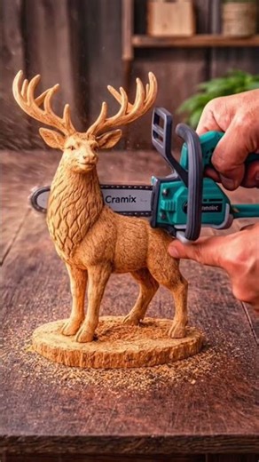 Mini Chainsaw Deer 🦌#shorts