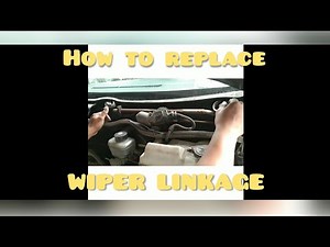 HOW TO REPLACE THE WIPER LINKAGE IN TOYOTA HIACE