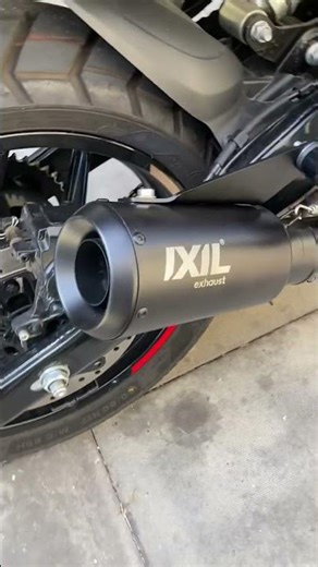 Ixil Race XTrem Black Slip On for Royal Enfield Guerrilla 450 Must Have Option!