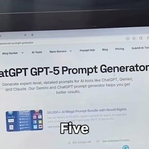 chatgpt gpt 5 prompt generator
