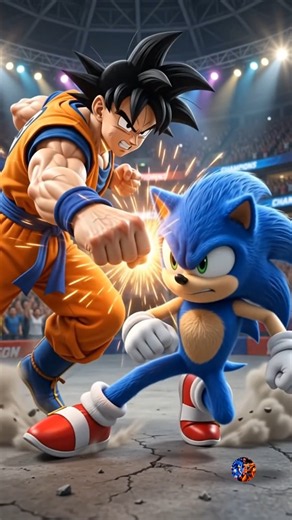 Sonic Defeated Goku to Buy His Dad a Golden Watch! 😭🔥 #shorts