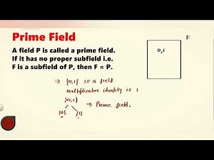 Prime Field || Field Theory || Advance Abstract Algebra
