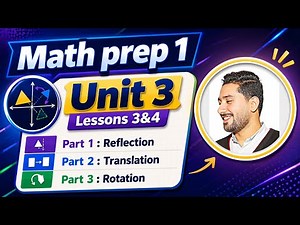 12 - Math prep (1) 2025 | unit 3 lesson 3&4 [ Geometrical Transformations ]