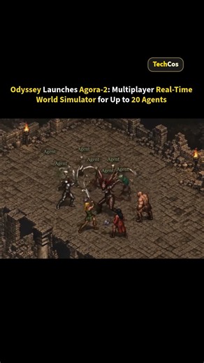 Odyssey Agora-2: 20-Player AI World Simulator With NO Game Engine! 🎮🤖🚀 | #ai