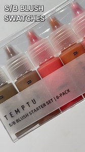 Our S/B Blush formula provides a natural, skin-like luminous finish for a healthy, glowing flush of color to the skin that goes on sheer, but can be layered for intensity! Which one is your favorite? #temptu #temptupro #temptuairbrush #temptumakeup #temptuairbrushmakeup #temptuproairbrush #airbrush #aerografo #makeup #maquillaje #blush #blushpink #blushes #blushmakeup #makeupblush #pinkblush #redblush | TEMPTU | Facebook