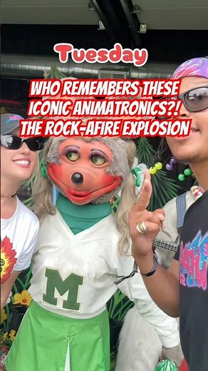 Rock-afire Explosion is the OG animatronic band ⭐️ #nostalgia #animatronics #retro80s #shortsvideos