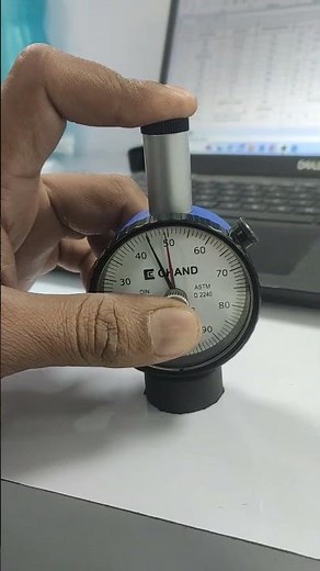 How to use Durometer to check Rubber Hardness #Durometer