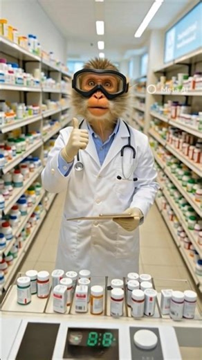 🏥 Doctor Monkey at the Medical Store 🐒💊