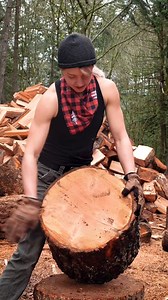 Wholesome woodchopping in rural life