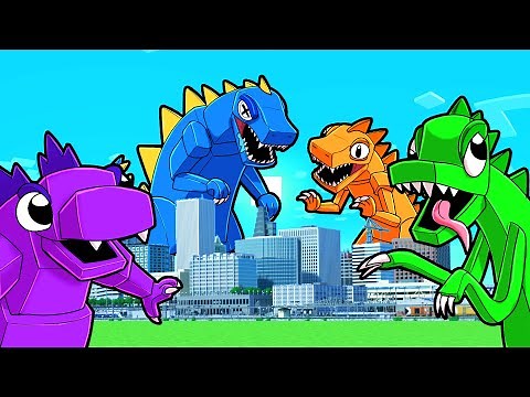 RAINBOW GODZILLA FRIENDS!