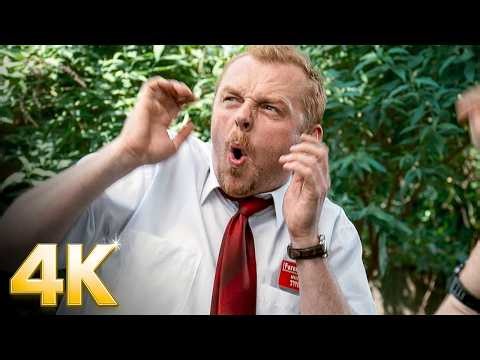 Backyard Bloodbath, Shaun & Ed vs Their First Zombie | Shaun of the Dead | CLIP ⚡ 4K