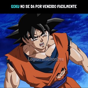Goku no entiende de derrotas. Cuando todo parecía perdido, recordó a sus amigos y volvió a la pelea con más determinación que nunca. #dragonballsuper #dragonball | Legion Onichanime