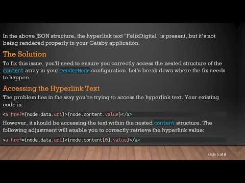 How to Properly Query Hyperlinks in GraphQL on Gatsby JS