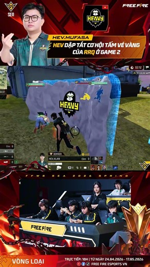 HEAVY đã làm rất tốt ở giai đoạn đầu game nhưng vẫn chưa đủ để họ bứt tốc 😓