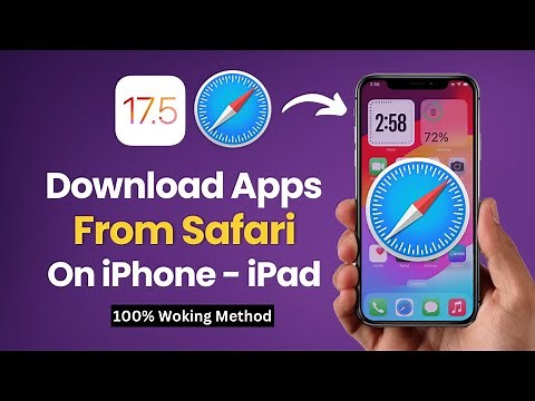 How to Download Apps from Safari | How to Download & Install Apps From Safari iPhone | iOS 17