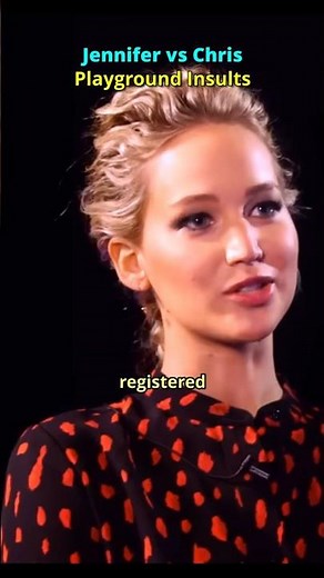 Jennifer Lawrence vs. Chris Pratt: The Most Savage Playground Insults! 😂🔥 #shorts #youtubeshorts