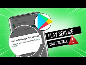 How To Fix Can't Update Google Play Services | Solve Google Play Services Update Error