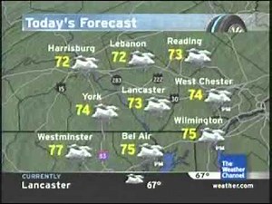 Local Forecast - October 23, 2007 - 8:58am
