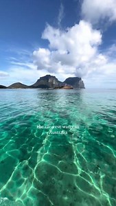 Shine bright like the #LordHoweIsland Lagoon 💎 The lagoon on #LordHoweIsland stretches several kilometres and is protected by the world's most southerly coral reef. Swim out to the pontoon, hire a kayak or SUP or just relax and lay on the beach 🏖️ 📹 @evanfawell #JustParadise #SeeAustralia #NewSouthWales | Lord Howe Island Tourism