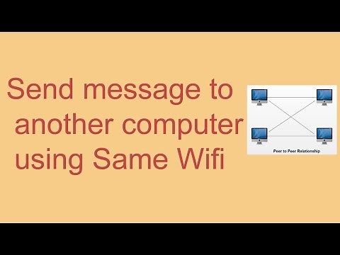 How to send popup message to another computer using the same WiFi | Free tips by Kundanstech |