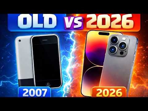2007 vs 2026 Apple iPhones