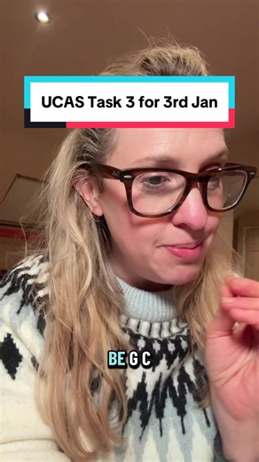Complete Your UCAS Education Section by January 14