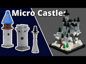 7 Terrific Micro LEGO Castle Tower Ideas | Tutorial